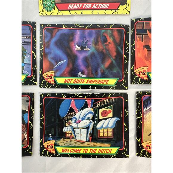 Lot Of 7 Topps 1989 2nd Series Collectable Cards Teenage Mutant Ninja Turtles - Picture 4 of 8